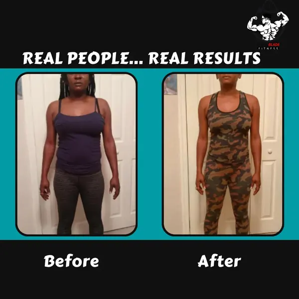 Member before and after, front view